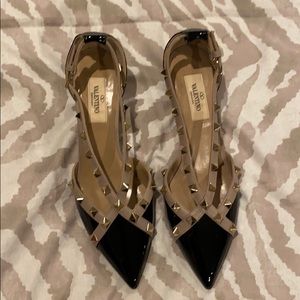 Valentino Rockstud Kitten Heels
